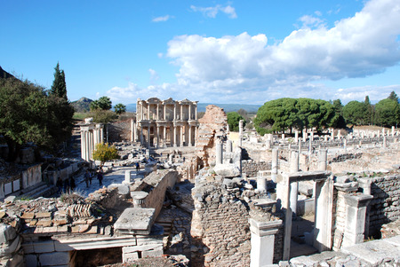 Ephesus, Izmir, Turkey, Middle Eastの写真素材