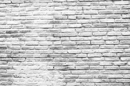 White old vintage detail brick aged wall background.の写真素材