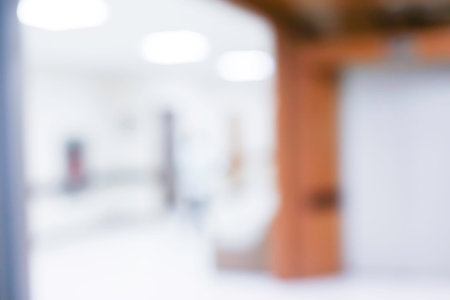 Blurred Hospital Abstract backgroundの写真素材