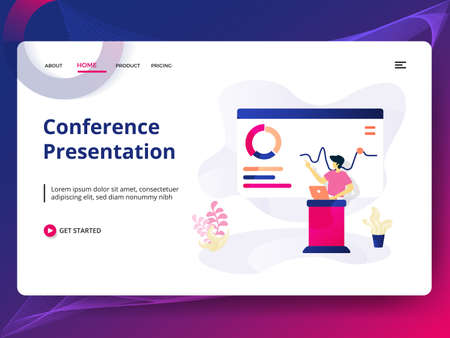 Web page design templates for Partnership Strategic. Concepts for website and mobile app development. can be used for landing pages, ui, banners, backgrounds. Illustration Modern style vectorのイラスト素材