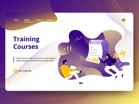 Search Candidate Modern Illustration, the concept of Head Hunting, can be used for landing pages, web, UI, banners, templates, backgrounds, flayer, onboarding, mobile app, posters - Vectorの写真素材
