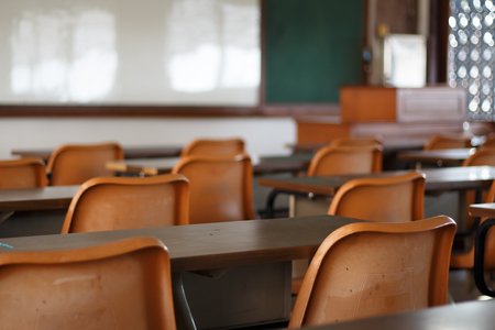 Lecture room with empty seats Business seminar educationの写真素材