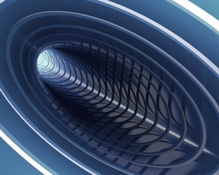 abstract futuristic background, 3d renderの写真素材