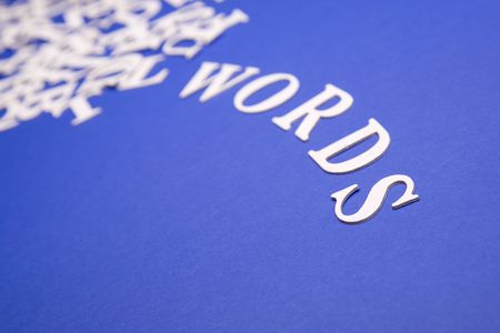 background of letters, shallow dof focus  on sの写真素材