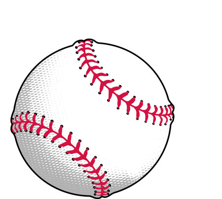 Baseball and or Softballのイラスト素材