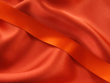 Red satin with ribbon...see my portfolio for more great valentine ideas!       の写真素材