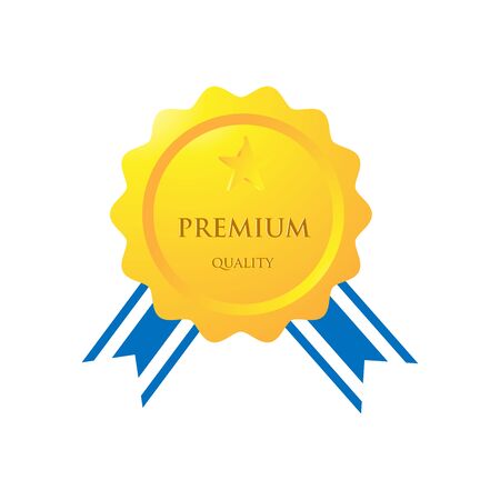 Medal, Award Gold icon illustrationのイラスト素材