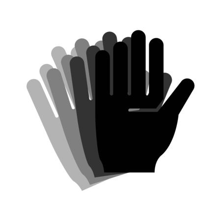 Hand, finger iconのイラスト素材