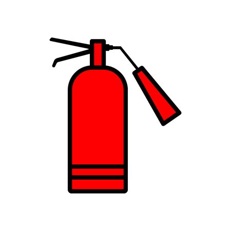 Fire extinguisher sign iconのイラスト素材