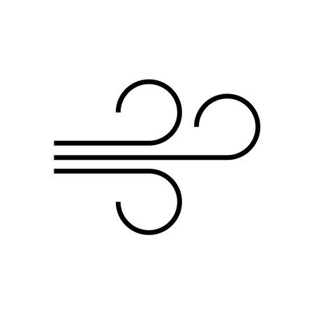 Wind icon. Wind vector icon. Wind vector icon. Wind vector iconのイラスト素材