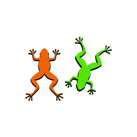 Frog icon. Cartoon illustration of frog vector icon for web design