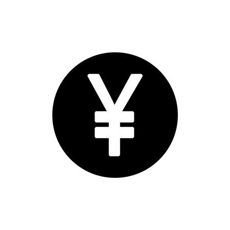 Yen icon. Money symbol. Flat design style eps 10のイラスト素材