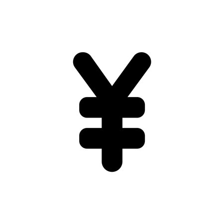Yen icon. Money symbol. Flat design style eps 10のイラスト素材