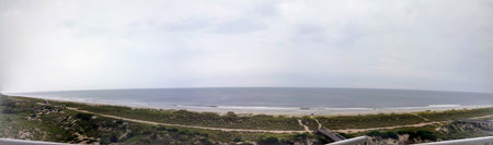 Panoramic Of The Atlantic Ocean from Amelia Islandの写真素材