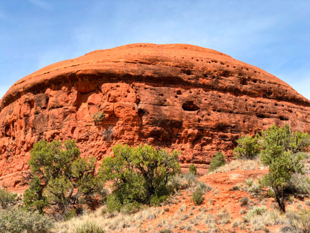 Close shot of Spaceship Rock Sedona, Arizonaの写真素材