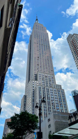 Empire State Building from Belowの写真素材