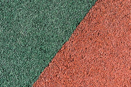 Rubber colored coating of sport playground backgroundの写真素材