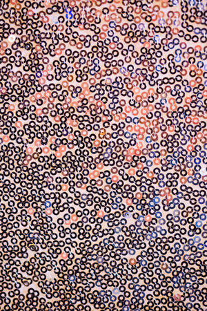 Gold glittering sparkle round bijou christmas abstract background