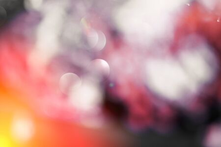 Christmas light bokeh defocused abstract backgroundの写真素材