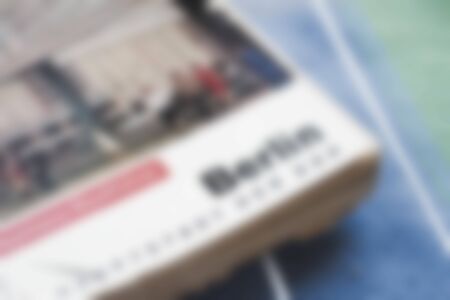 Opened old german book's pages blurred close-up backgroundの写真素材