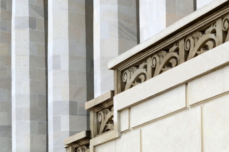 column and stepsの写真素材