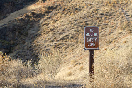 gun free zone for safetyの写真素材