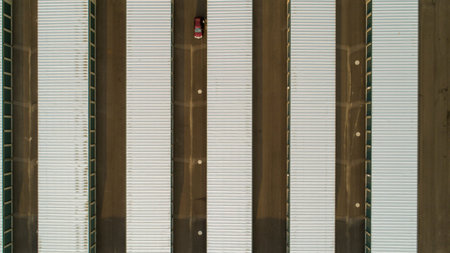 multiple rows of self storage available