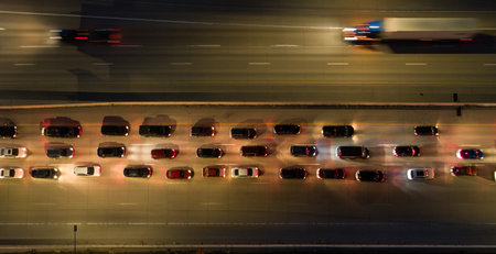 slow moving traffic