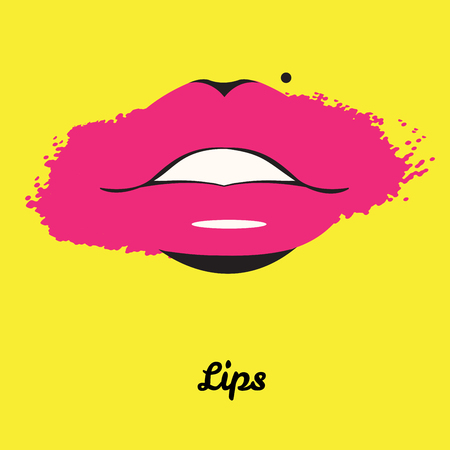 Print of lipsのイラスト素材