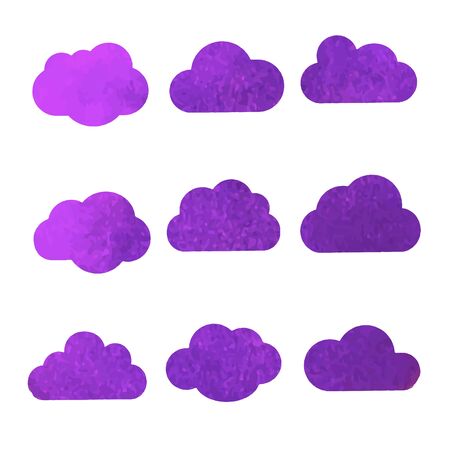 Watercolor sky backgroundのイラスト素材