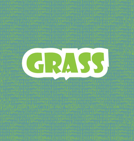 Seamless pattern of green grass. backgroundのイラスト素材