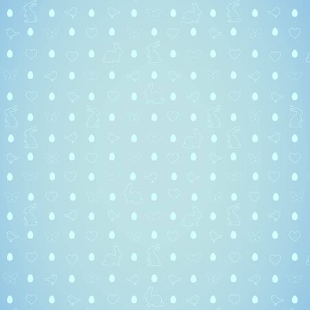 Easter pattern with eggs.のイラスト素材