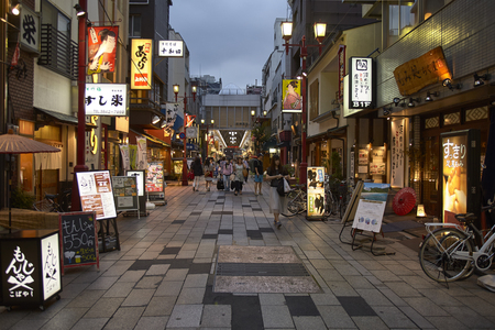 Japan Tokyo Asakusa streetのeditorial素材