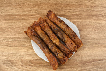 Pisang Coklat Lumer or Pisang Caramel is Indonesian traditional snack. Made of banana chocolate...