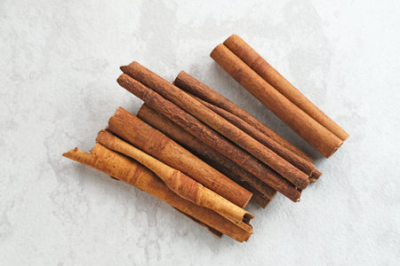 Kayu Manis or Cinnamon sticks. Selected focus. Close up
