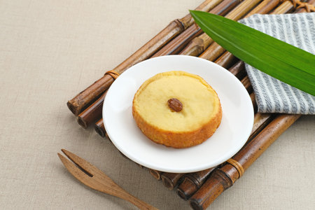 Kue Lumpur or Mud Cake, Indonesian traditional snack made from potatoes, flour, eggs and coconut...