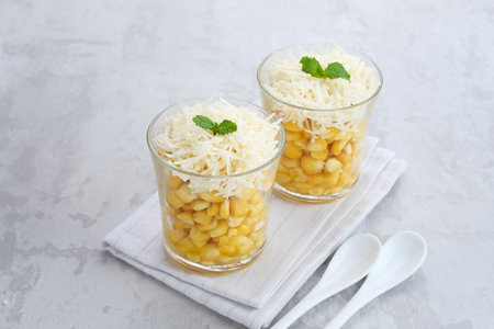 Jasuke (Jagung Susu Keju) is a traditional Indonesian snack, steamed sweet corn mixed with milk and...