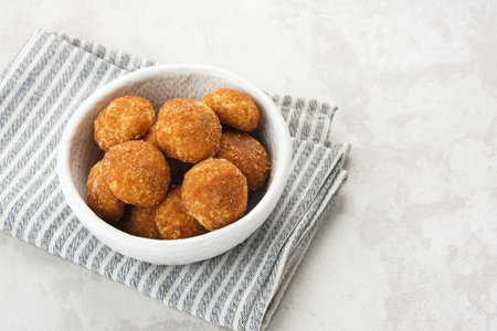 Palm Sugar Cheese Cookies, made from flour, butter, egg, cheese and palm sugar. Popular during Idul...