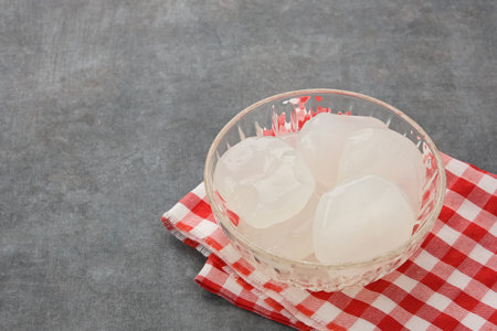 Siwalan or Lontar, (Borassus Flabellifer) served on bowlの写真素材