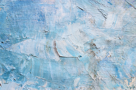 Painting knife technique with oil on canvas. Abstract art background.の写真素材