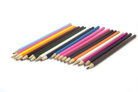 Colour pencils の写真素材
