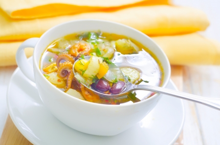 fresh soupの写真素材