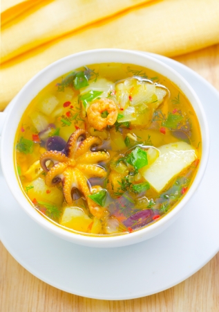 fresh soupの写真素材