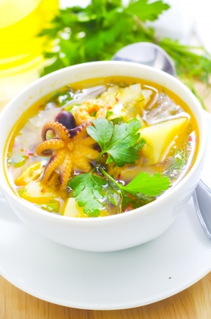 fresh soupの写真素材