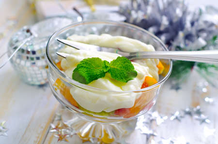 Fruit saladの写真素材