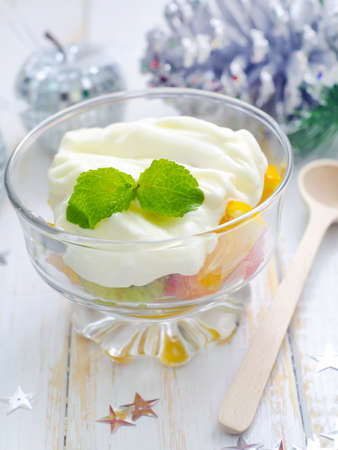 Fruit saladの写真素材