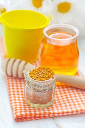 Pollen and honeyの写真素材