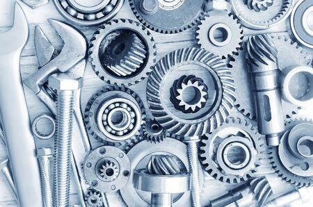 supplies for  industrial, nuts and boltsの写真素材