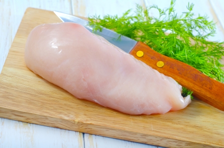 chicken filletの写真素材