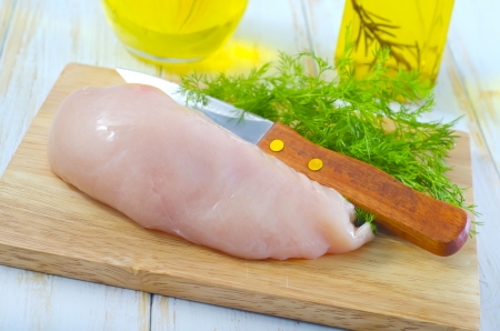 chicken filletの写真素材